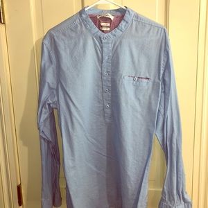 Half button long sleeved shirt by Reserved